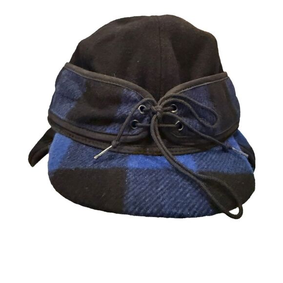 CrownCap Women’s Black and Blue Buffalo Railroad Hat Size L main image 10